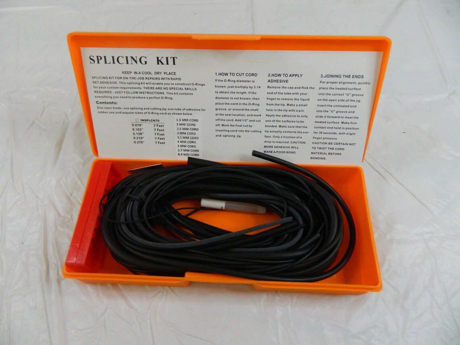 Loctite Standard Splicing Kit,Buna N,6 Pieces 228171 - Walmart.com