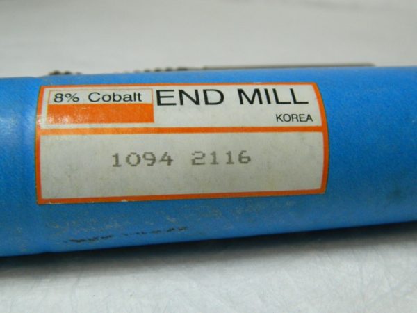 Precision Cobalt End Mill 1-1/4" X 1-1/4" M42 5FL 10942116