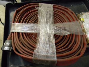 High Pressure Hose 2-1/2" ID x 75' with Snap-Tite Threaded Fitting 111115357