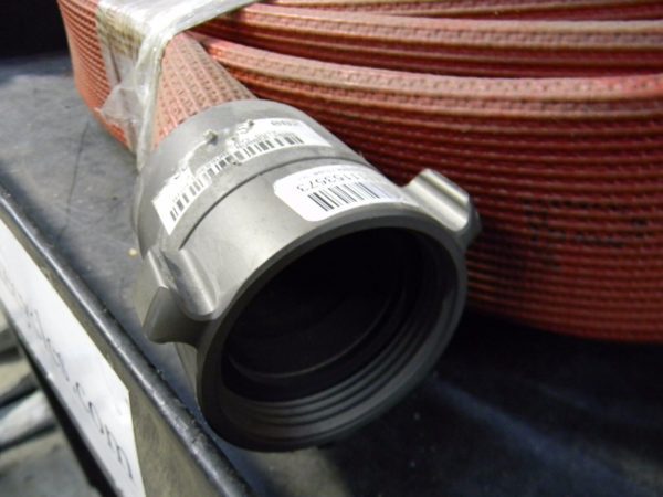 High Pressure Hose 2-1/2" ID x 75' with Snap-Tite Threaded Fitting 111115357
