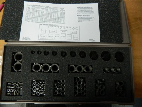JERGENS 77 Inserts Carbon Steel Keylocking Insert Thread Repair Kit