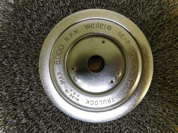 Weiler Crimped Steel Wheel Brush 2Pk 8″ OD 5/8″ Arbor Hole 01175
