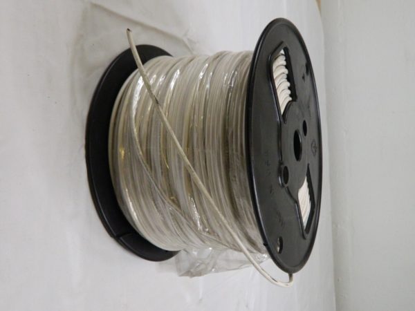 SOUTHWIRE Machine Tool Wire: 16 AWG White, 500' Long 411020501