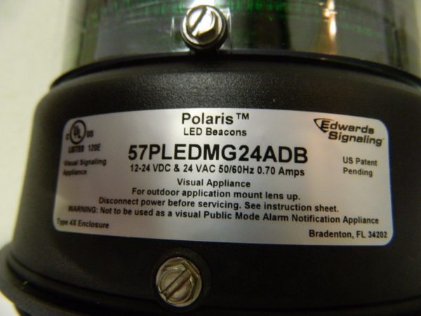 Edwards LED Green Flashing Steady Light 24 VAC/VDC 4X NEMA Rated 57PLEDMG24ADB