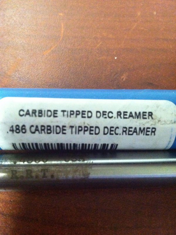 R.R.T. Chucking Reamer .4860" x 2" x 8" 6FL Carbide-Tipped #2400486