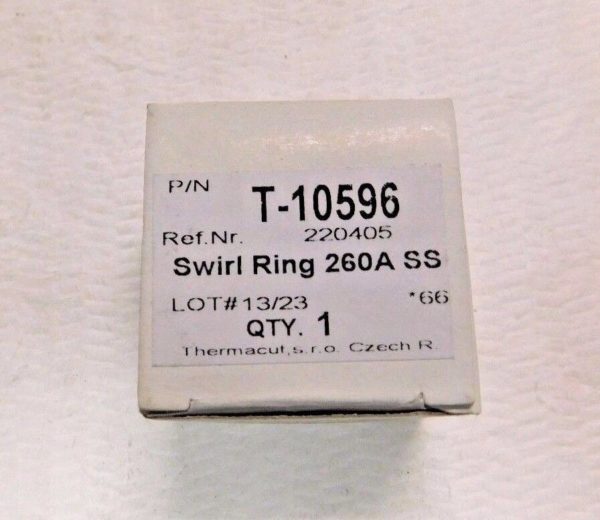 Thermacut Swirl Ring 260A Stainless Steel 220405 Lot of 3 T-10596