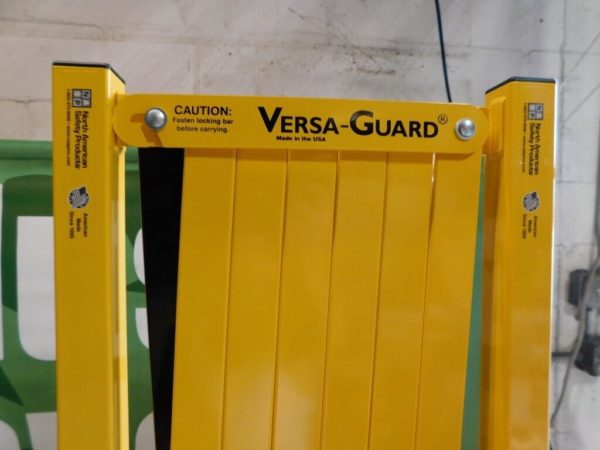 Versa-Guard Folding Barricade: 37″ High, 11' Wide VG-1000