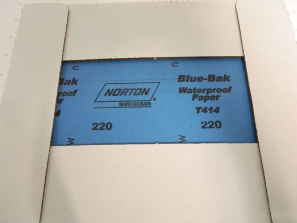 Norton 220 Grit Silicon Carbide Sanding Sheet 11" x 9" Box of 50 66261139367