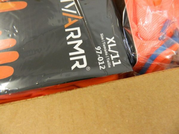 ActivArmr Hi-Viz Orange 11 Nylon/Spandex Work Gloves box of 72 97-012