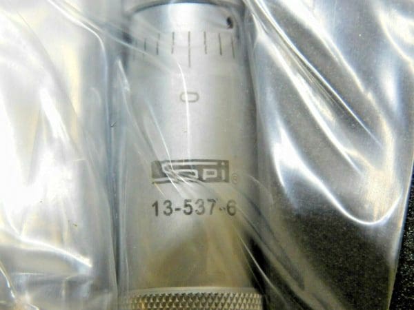 SPI Groove Micrometer 3-4" Range 13mm Spindle Diam 0.001" Accuracy 13-537-6