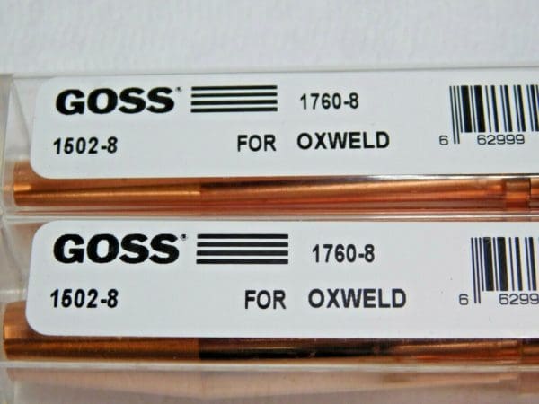 5 Pack Goss Oxweld Style Acetylene Cutting Tips 1502-8