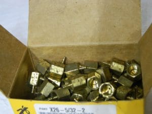 Parker Barbed Female Tube Connector 3/32" ID 1/8-27 Thread Qty 73 26-5/32-2