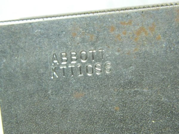 Abbott Square Soft Lathe Chuck Jaw 1.5mm x 60° Serrated Attachment KTT10S6