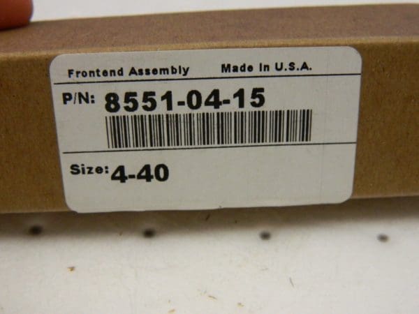 HELI-COIL #4-40 Thread Size, UNC Front End Assembly 8551-04-15