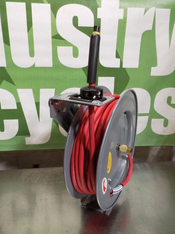 Pro Source Spring Retractable Hose Reel 50 Ft x 3/8 In Fitting 300 PSI Max.