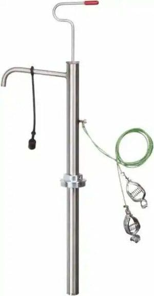 Pro-Lube Stainless Steel Hand Operated Drum/Pail Pump, 1/2" Outlet, 25" OAL