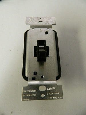 Pass & Seymour Switch Toggle dimmer QTY 3 T603