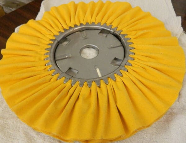 DIVINE BROTHERS Unmounted Ventilated Bias Buffing Wheel: 12″ Dia 300005AM