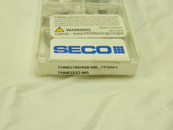 SECO Turning Insert: TNMG332-M5 TP3501, Solid Carbide Qty 10 03093936
