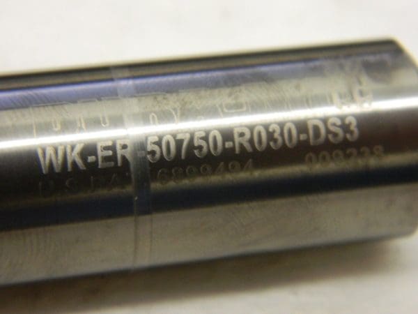 Dura-mill WK 5-Flute E.R. w/2 Neck Relief 3/4 Reg. Lgth.030 WKERN50750R030DS3