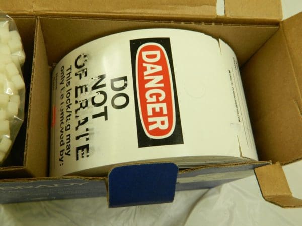 BRADY Do Not Operate Tag: Polyester, ″DANGER″ 5-3/4" High Qty 250 150504