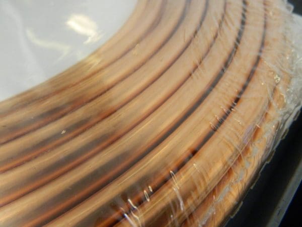 MUELLER INDUSTRIES 50' Long, 3/8″ OD x 0.311″ ID, Copper Seamless Tube D 06050P