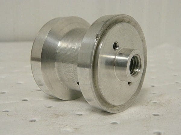 Dynabrade Pneumatic Wheel Hub 1/2" Wheel Arbor Hole Aluminum 98080