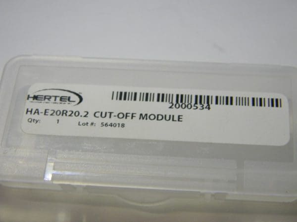 Hertel 21.84mm Cut Off Module HA-E20R20.2 2000534