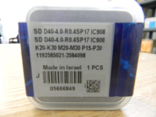 ISCAR SDD4040-R0.4SP17 IC908 Carbide T-Slot Mill Tip Insert 5666849