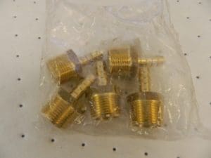 CERROBRASS Barbed Hose Fitting 5pk 3/4″ x 3/8″ ID Hose, Male Connector P-201A-6E