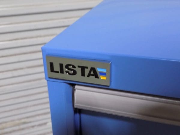 Lista Modular Storage Cabinet 5 Drawer 41 x 28 x 28 Steel Light Blue