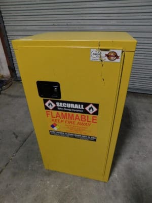 SECURALL CABINETS Flammable and Combustible Liquids Cabinet: 2 Shelves P120