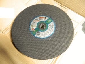 CGW Abrasives AO Cut-Off Wheel Type 1, 14″ Dia, 5/32″ Thick, 1″ H Qty 10 35600