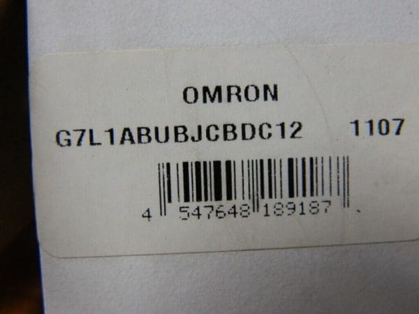 Omron G7L1ABUBJCBDC12 General Purpose Relay With Test Button