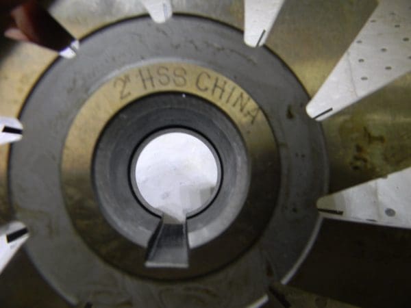 HSS 2" Concave Milling Cutter 6" Cutter Dia Arbor Type, 1.5" Hole Diam