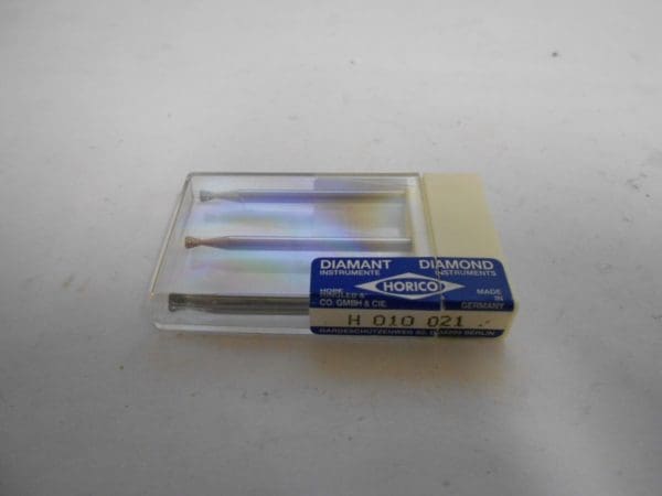 Horico Diamond Instruments H010-021 2.35mm Inverted Cone Diamond Bur Qty. 3