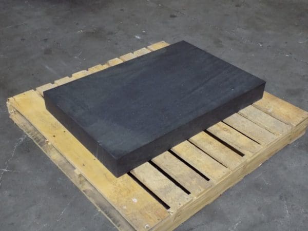 Black Granite Surface Inspection Plate 36 x 24 x 4 Grade B No Ledge