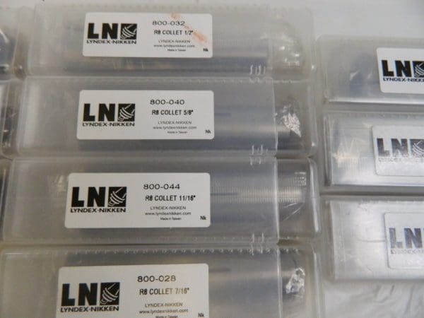LYNDEX Collet Set: 11 Pc, 1/8 to 3/4″ Capacity 580-SET-11-SQ