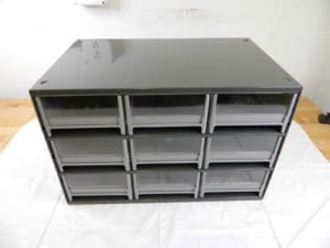 AKRO-MILS 9 Drawer, Small Parts Modular Steel Frame Storage Cabinet 19909