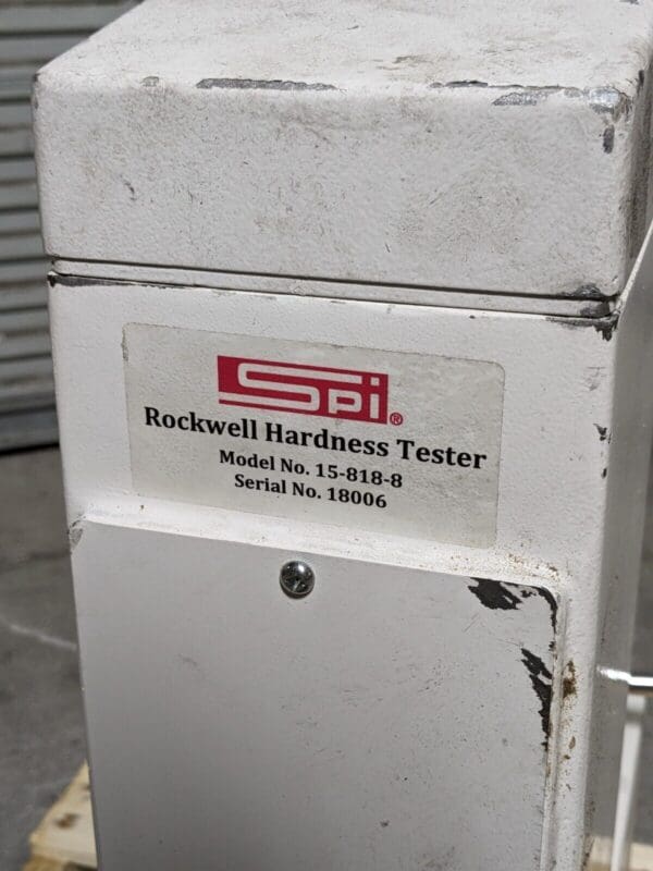 SPI Benchtop Digital Hardness Tester Rockwell A / B / C / F Scales DAMAGED
