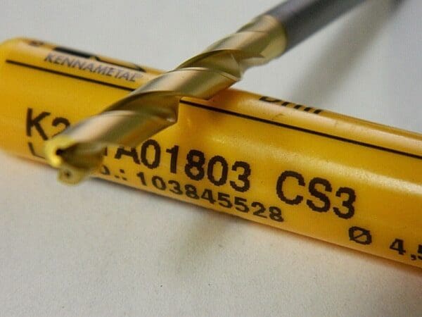 Kennametal 4.58mm 135° Solid Carbide Jobber Drill QTY 2 4099190