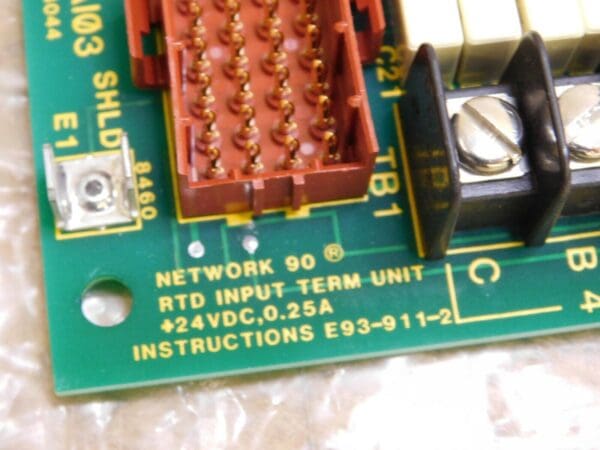 Bailey PC Board Term Module Network 90 RTD Input Terminal Unit NTA-103