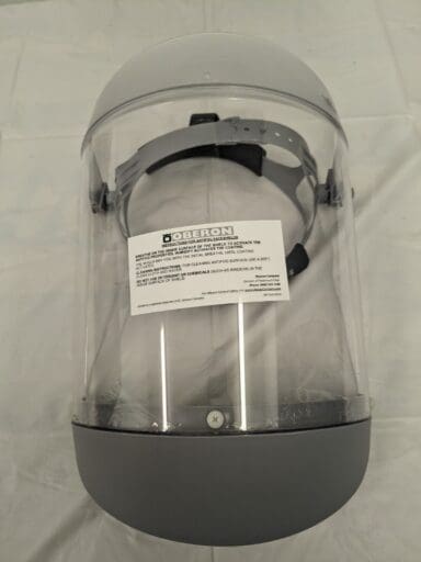 Clear Chemical Resistant Polycarbonate Face Shield - Oberon Company