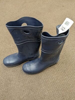 Dunlop Blue Plain Toe Knee Work Boots Size 13 89085-13