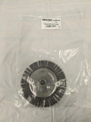 TRU-MAXX Wheel Brush: 6″ Wheel Dia, Stringer Bead 88547