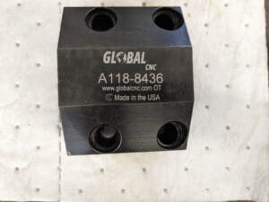GLOBAL CNC INDUSTRIES Turret ID Tool Block: 2″ Max Cut, A118-8436