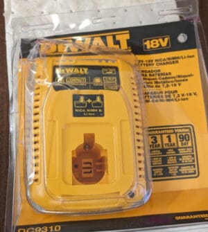 DEWALT Power Tool Charger: 7.2 to 18V, Lithium-ion, NiCd & NiMH DC9310