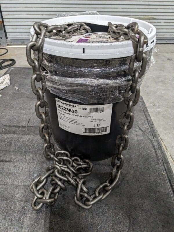 CAMPBELL Welded 3/8" Chain Binder Link x 20' T0223820 (Qty.3)