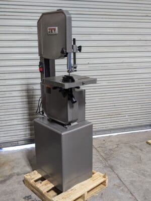 Jet Vertical Bandsaw: 14"x14"Table 6″ Height Capacity Step Pulley DAMAGED 414500