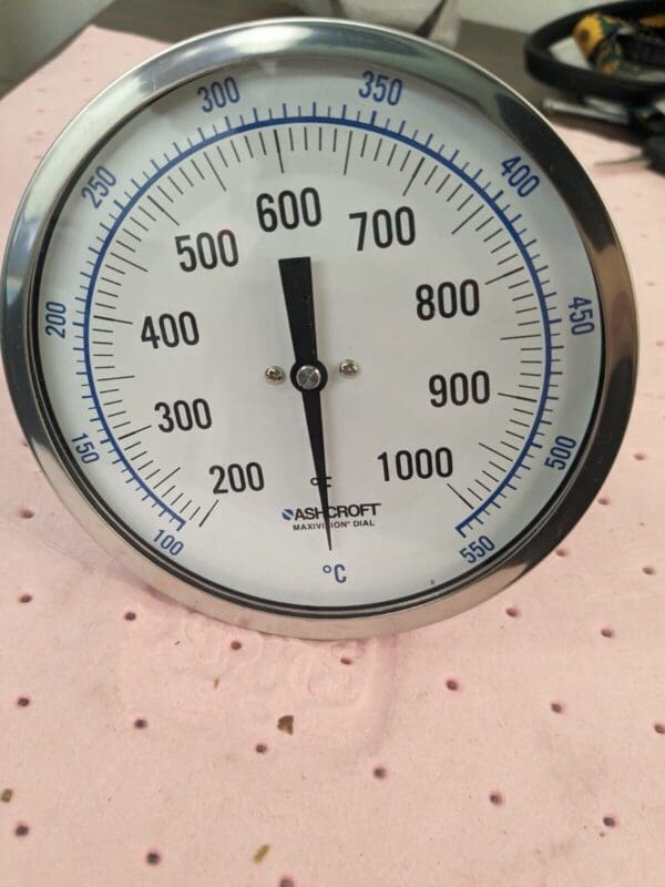 ASHCROFT Bimetal Dial Thermometer: 200 to 1,000 ° F 4″ Stem Length 759426067233